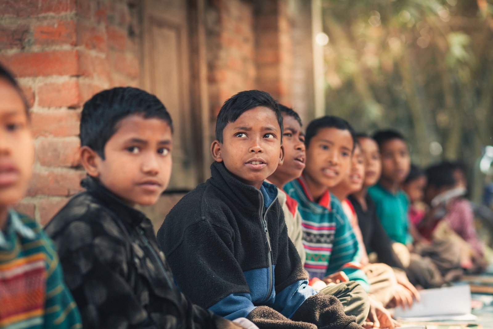 Children from communities served by Kumar Health Welfare Society